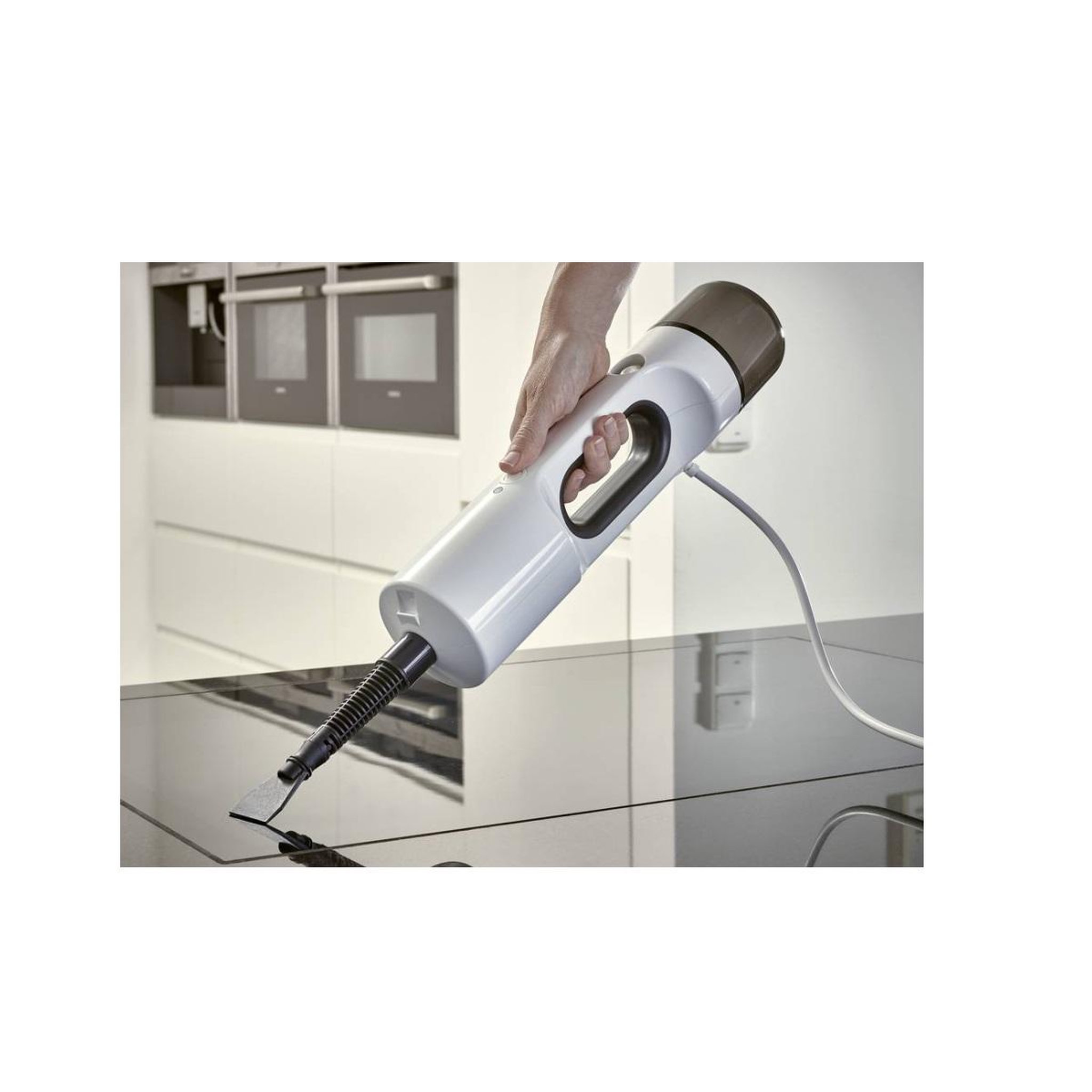 Voir la diapositive 5 : SEVERIN Nettoyeur balai 1500w blanc/noir - sc7142