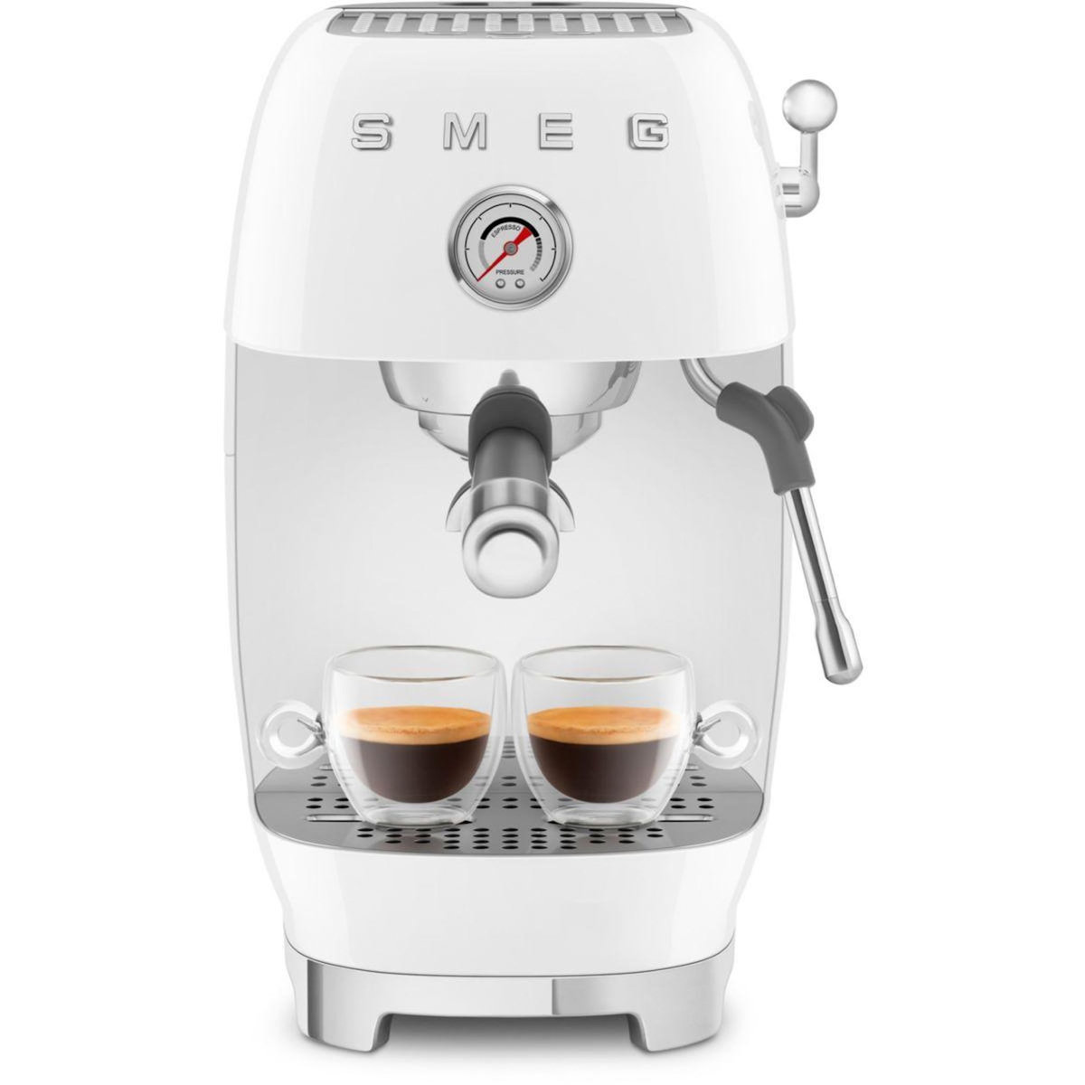 SMEG Machine à expresso ECF03WHEU + Cold Brew
