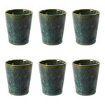 Paris Prix Lot de 6 Tasses à Café  Elia  9cl Vert