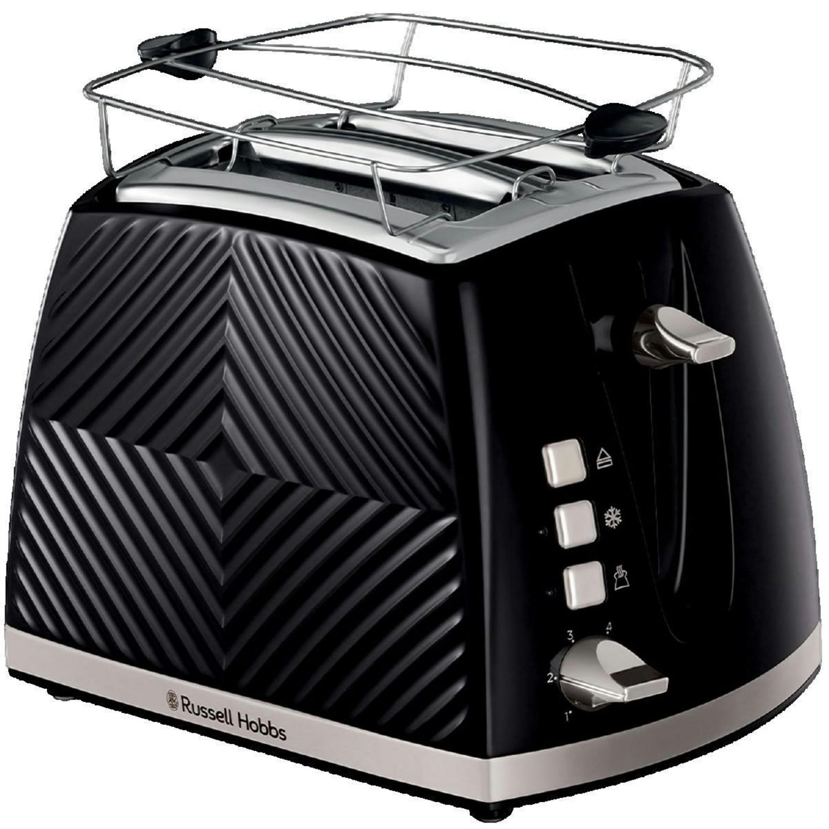 RUSSELL Grille-pain Russell Hobbs Groove 2S Noir