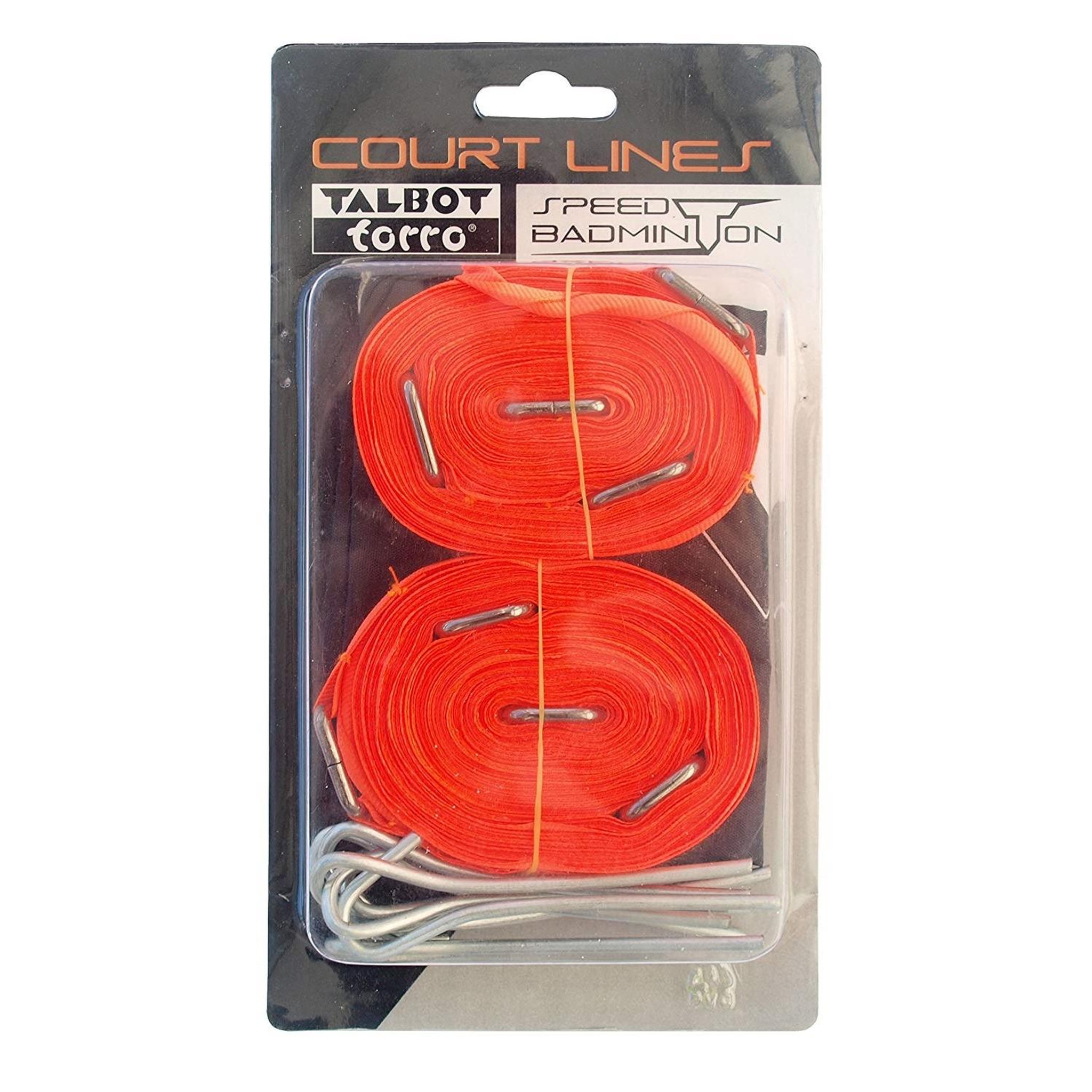 Voir la diapositive 2 : SCHILDKRÖT FUN SPORT Speed-Badminton Court Line