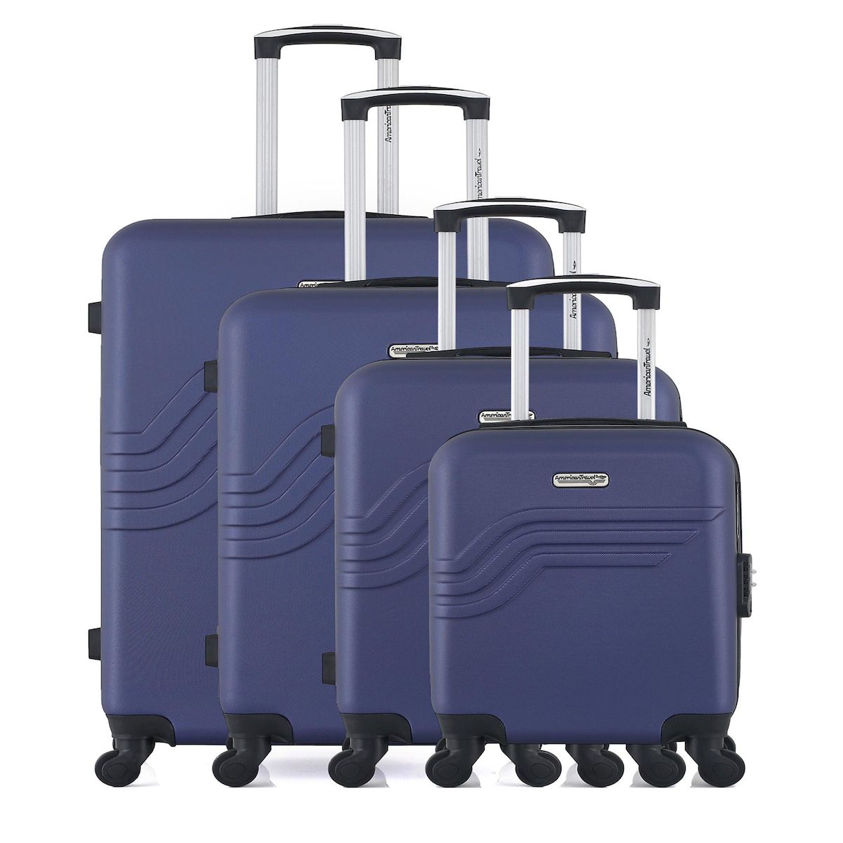 AMERICAN TRAVEL AMERICAN TRAVEL - Set de 4 Valises QUEENS-M 75 cm 4 Roues