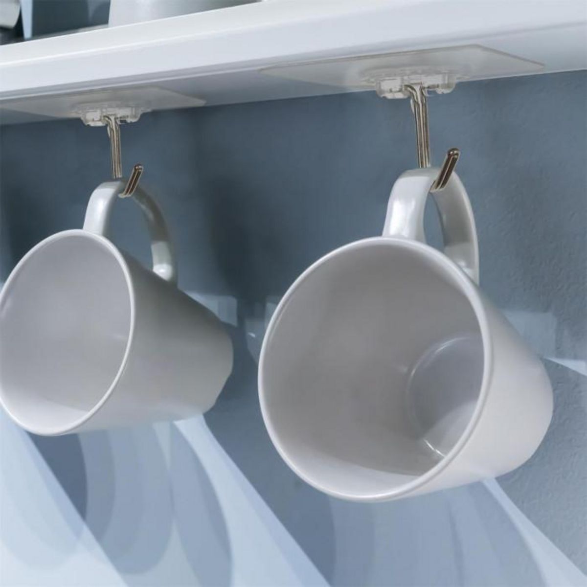 Paris Prix Lot de 10 Crochets Adhésifs  Support  6cm Transparent