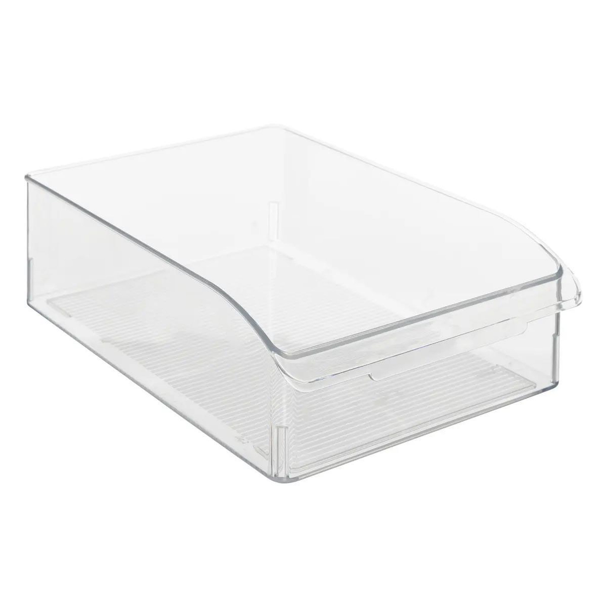 Voir la diapositive 3 : FIVE Lot de 3 bacs de rangement frigo  smart fridge  30cm transparent