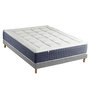 Voir la diapositive 1 : IDLITERIE Ensemble Matelas Ressort 7 zones + Mémoire de forme + Sommier KING STYLE Fabriqué en France