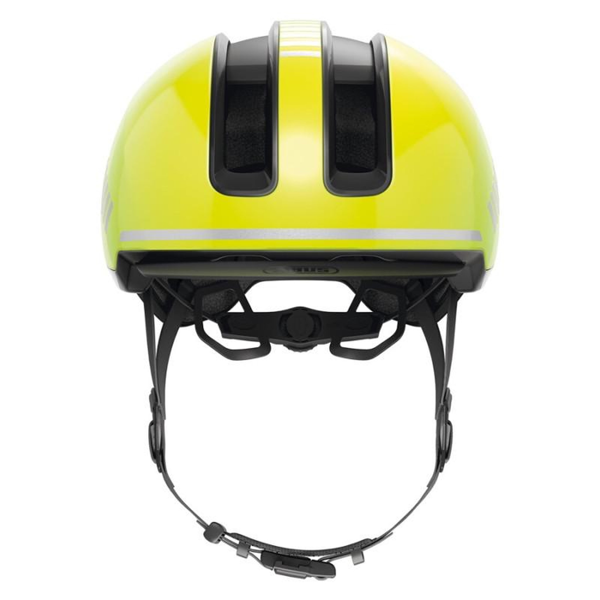 Voir la diapositive 2 : ABUS Casque vélo Abus HUD Y YELLOW L