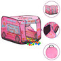 Voir la diapositive 1 : VIDAXL Tente de jeu pour enfants avec 250 balles Rose 70x112x70 cm