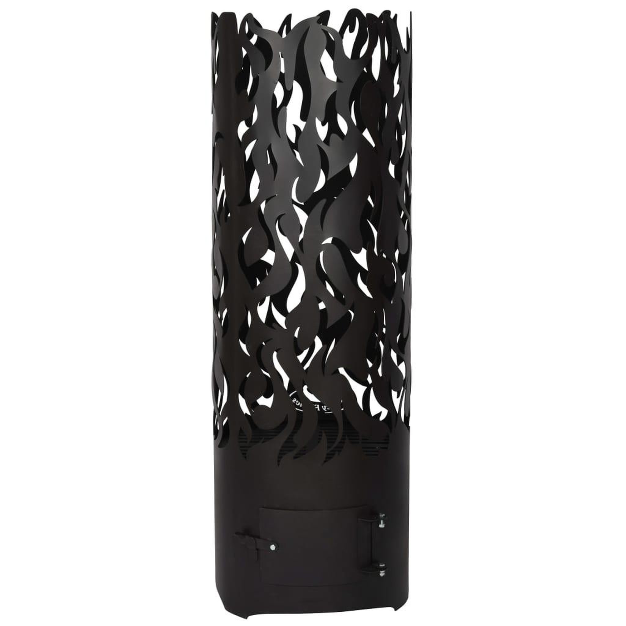 Voir la diapositive 2 : ESSCHERT DESIGN Esschert Design Baril a feu Flames Acier au carbone Noir FF408