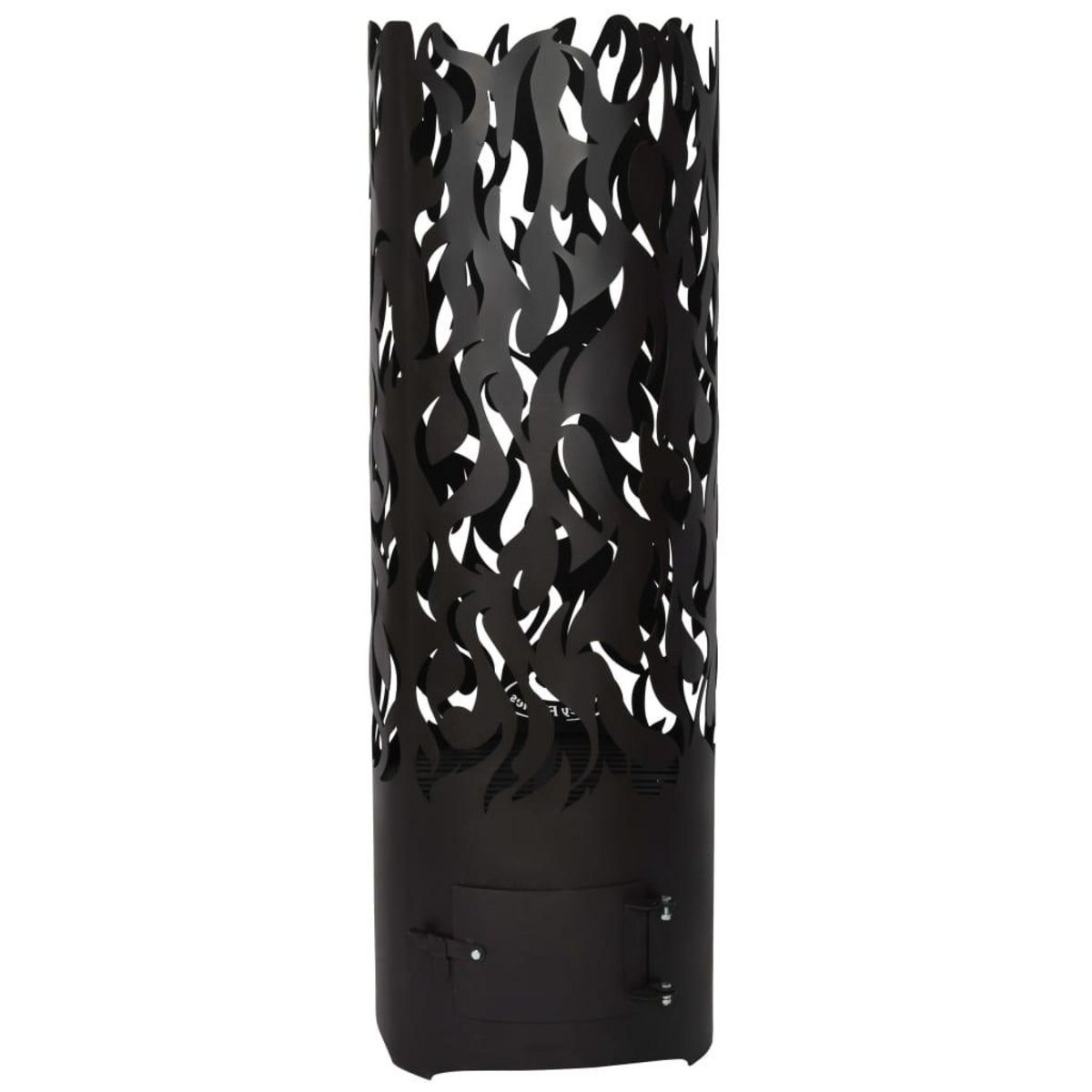 ESSCHERT DESIGN Esschert Design Baril a feu Flames Acier au carbone Noir FF408