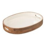 Paris Prix Plateau de Service en Bois  Kos  50cm Naturel