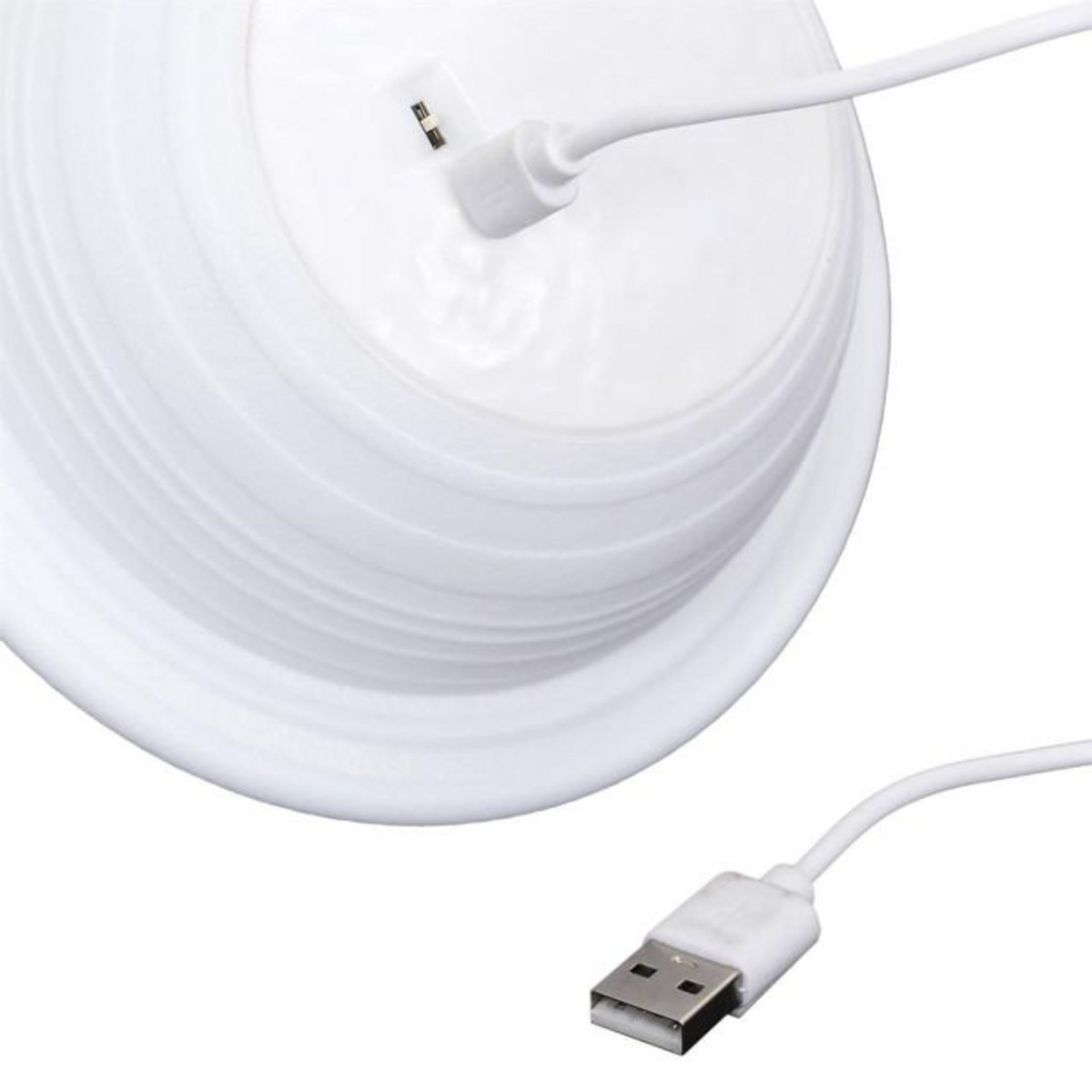 Paris Prix Lampe à Poser Tactile  Saturne  14cm Blanc