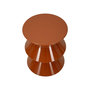 Voir la diapositive 2 : Paris Prix Table d'Appoint en Métal  Zag  45cm Orange