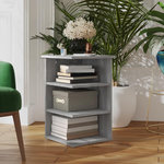 VIDAXL Armoire laterale Sonoma gris 35x35x55 cm Bois d'ingenierie