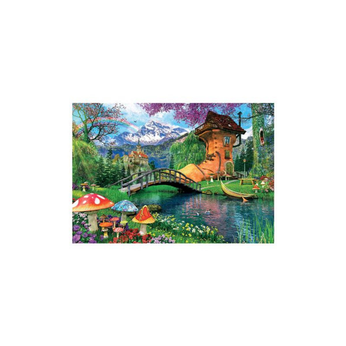 CLEMENTONI Clementoni Jigsaw Puzzle The Old Shoe House, 500pcs. 35522