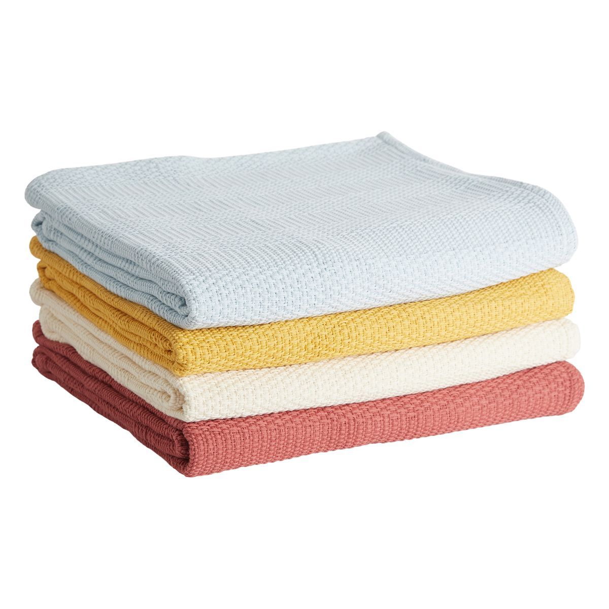 ACTUEL Plaid uni en coton SUMMER 