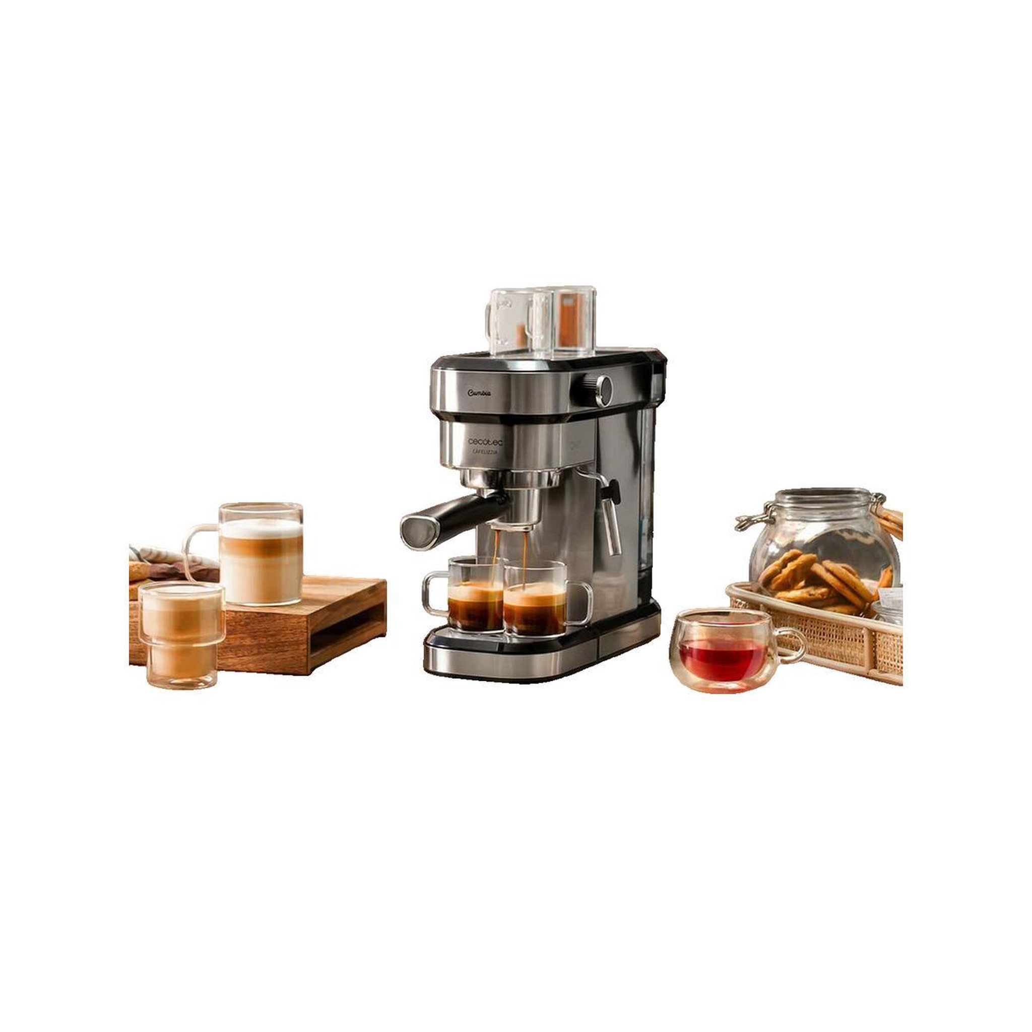 Voir la diapositive 2 : CECOTEC Cafetière Express Semi-Automatique Cecotec Acier Inoxydable