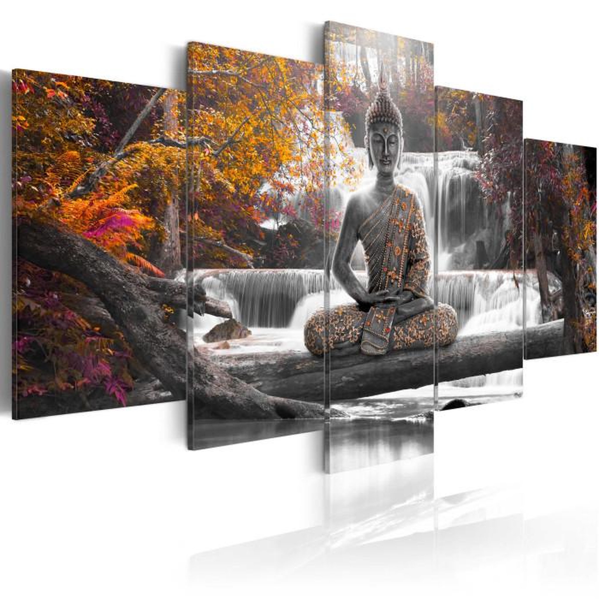 Paris Prix Tableau Imprimé  Autumn Buddha. Coloris disponibles : Multicolore