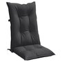 Voir la diapositive 5 : VIDAXL Coussins de chaise a dossier haut lot de 2 anthracite melange