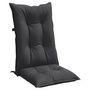 Voir la diapositive 5 : VIDAXL Coussins de chaise a dossier haut lot de 2 anthracite melange