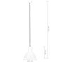 Voir la diapositive 6 : VIDAXL Lampe suspendue 25 W Blanc Rond 28,5 cm E27