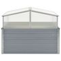 Voir la diapositive 3 : VIDAXL Serre 100 x 100 x 85 cm Grise Acier galvanise
