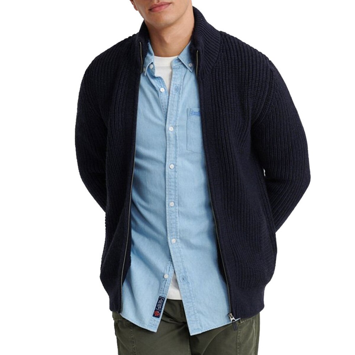 Cardigan discount superdry homme