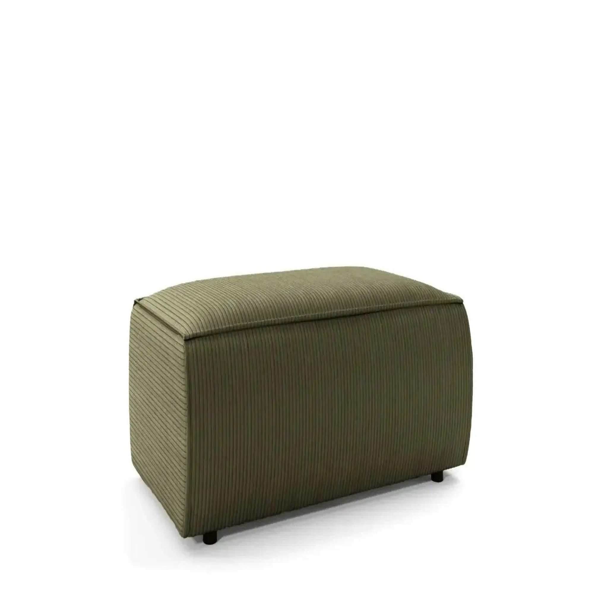 Voir la diapositive 4 : CASANOVA PARIS Jade - pouf velours côtelé