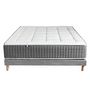Voir la diapositive 5 : IDLITERIE Ensemble Matelas Ressort 7 zones H.28cm + Sommier Fabriqué en France MAX