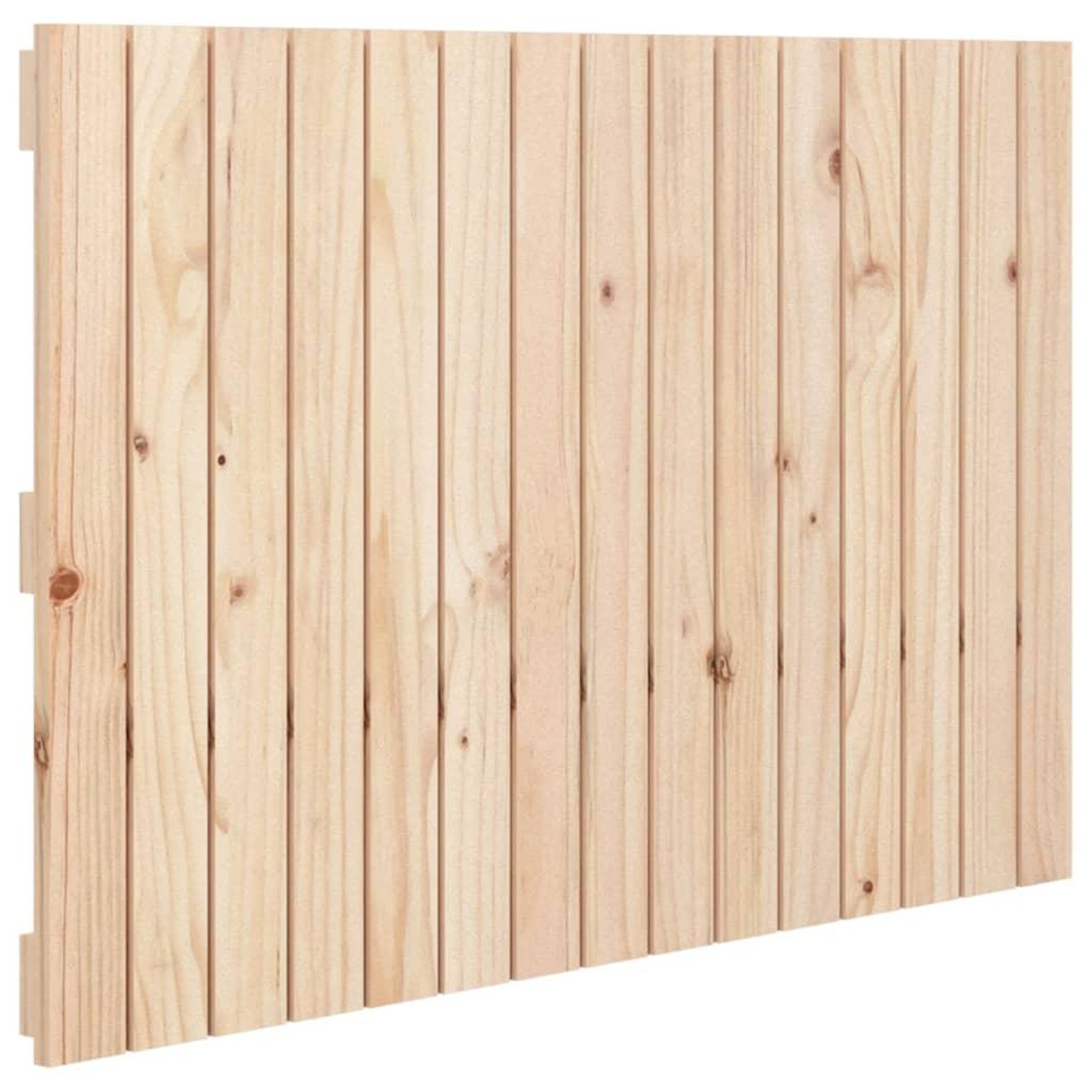 Voir la diapositive 2 : VIDAXL Tete de lit murale 95,5x3x60 cm Bois massif de pin