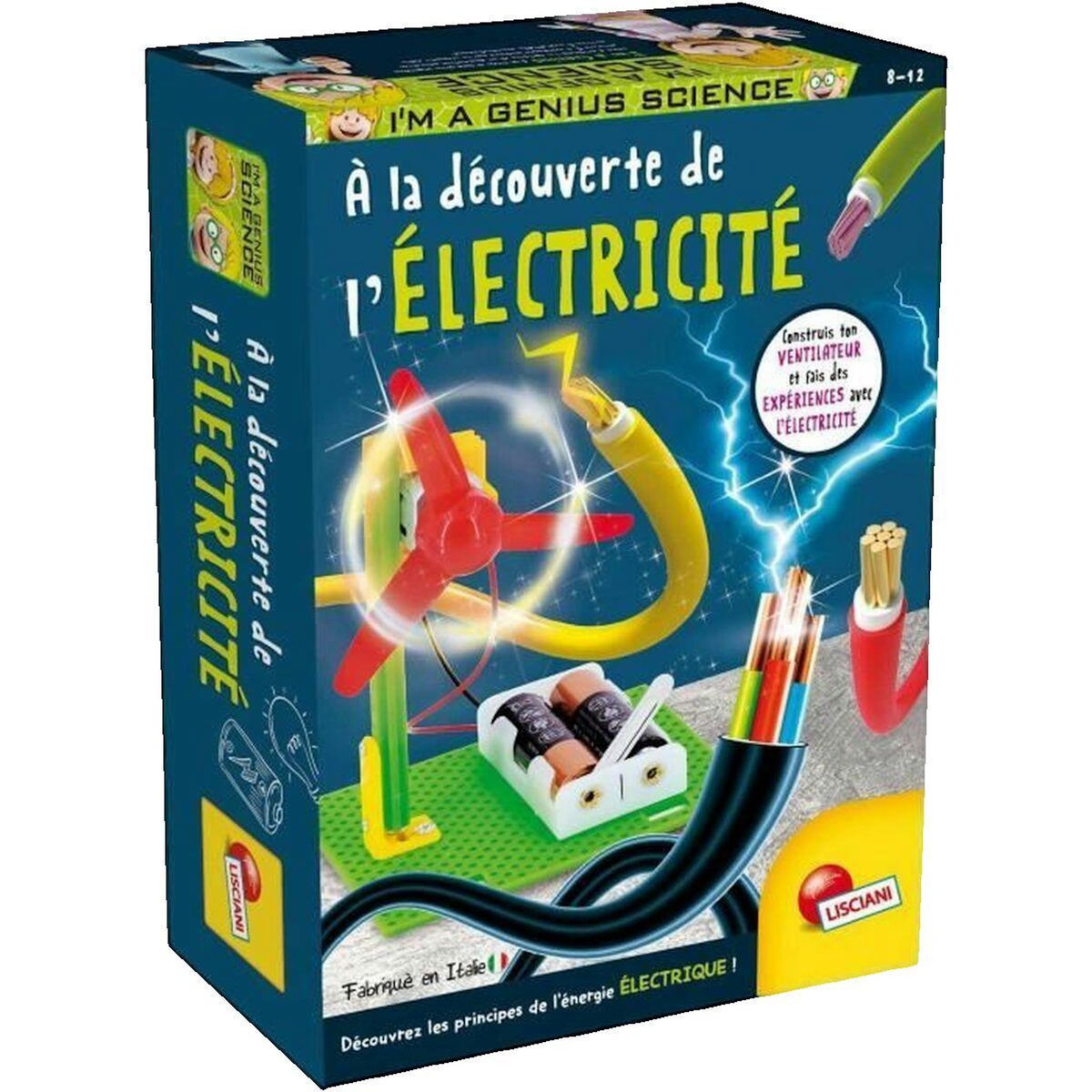 Genius Kit Scientifique Lisciani-Giochi Découverte de l'électricité - I'M A GENIUS POCKET