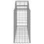 Voir la diapositive 5 : VIDAXL Paniers a gabions arques 7 pcs 200x50x80/100 cm Fer galvanise
