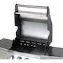 Voir la diapositive 4 : Habitat et Jardin Barbecue gaz avec couvercle en verre  Bingo 5  - 4 brûleurs + 1 latéral + Housse protection - 15.2 kW - Noir