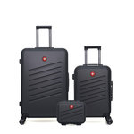 SWISS KOPPER SWISS KOPPER - LOT DE 3 - Valises grand format, cabine et vanity ZURICH. Coloris disponibles : Beige, Vert