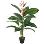 Voir la diapositive 1 : VIDAXL Plante artificielle Strelitzia avec pot Rouge 100 cm