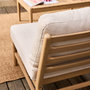 Voir la diapositive 6 : SWEEEK Salon de jardin bois d'acacia naturel 4 places - Lunari