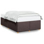 Voir la diapositive 2 : VIDAXL Cadre de lit sans matelas marron fonce 120x190 cm tissu