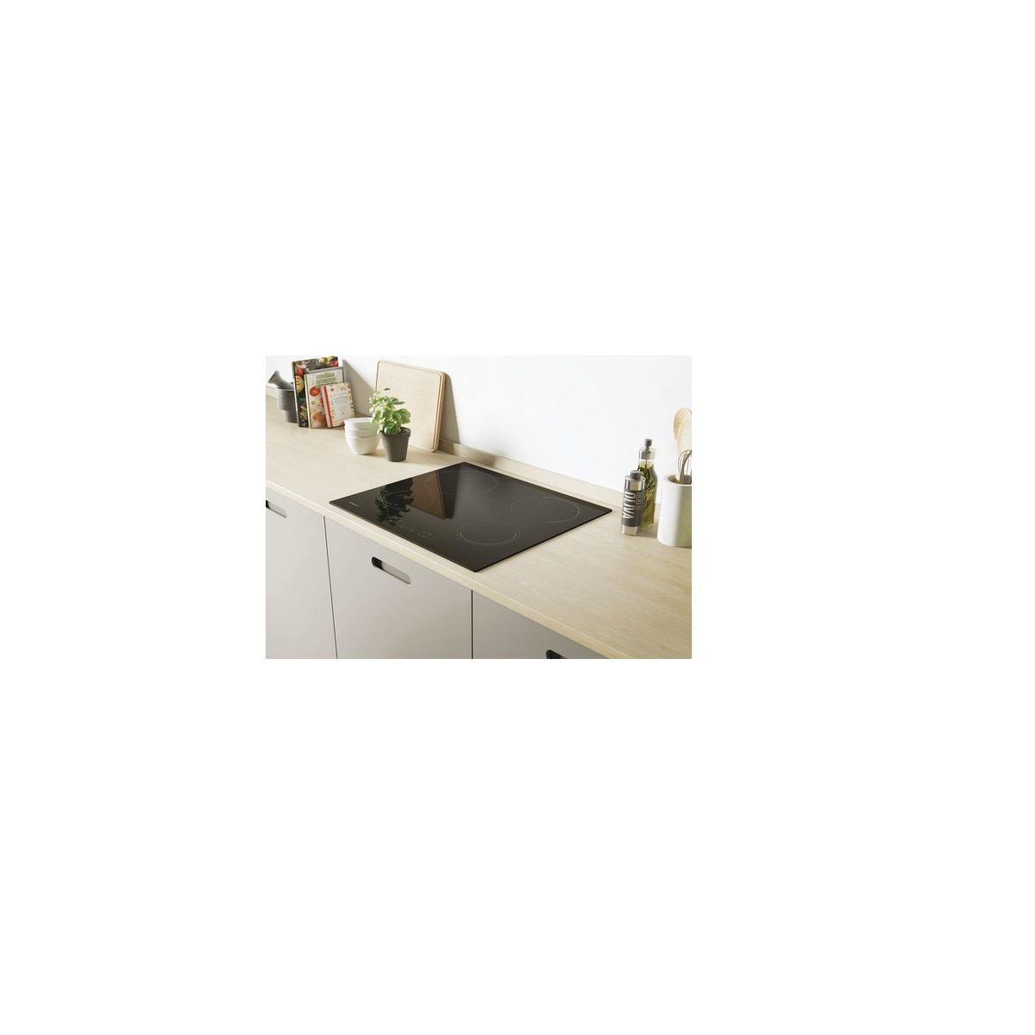 Voir la diapositive 2 : Candy Table de cuisson vitrocéramique 60cm 4 feux 6500w noir - CH64CCB/4U2