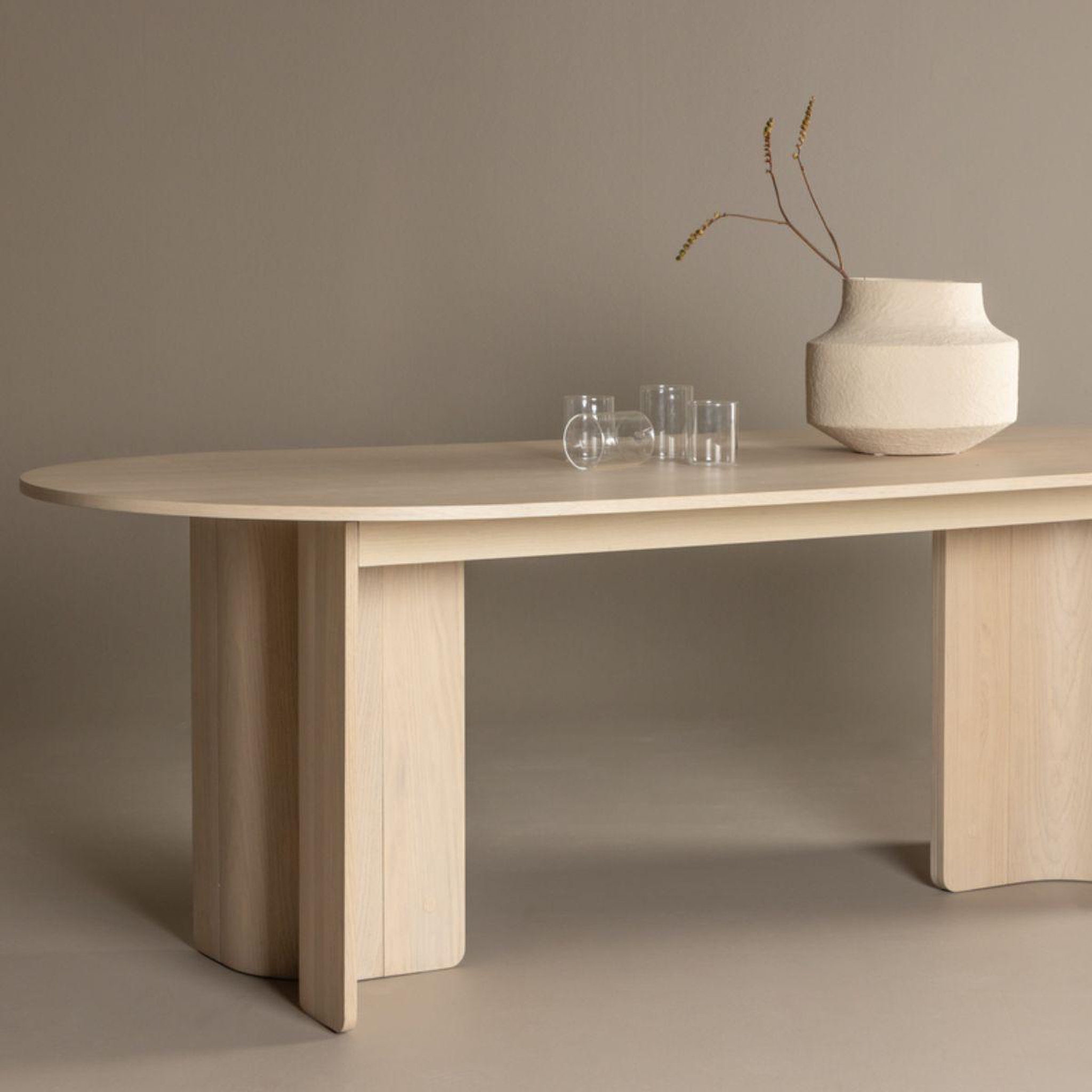 Voir la diapositive 5 : Paris Prix Table à manger design  tyreso  220cm naturel