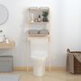 Voir la diapositive 3 : VIDAXL Etagere de toilette 63,5x32x179 cm Bois de pin massif