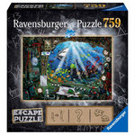 RAVENSBURGER Ravensburger Escape Room Puzzle - The Submarine, 759st.