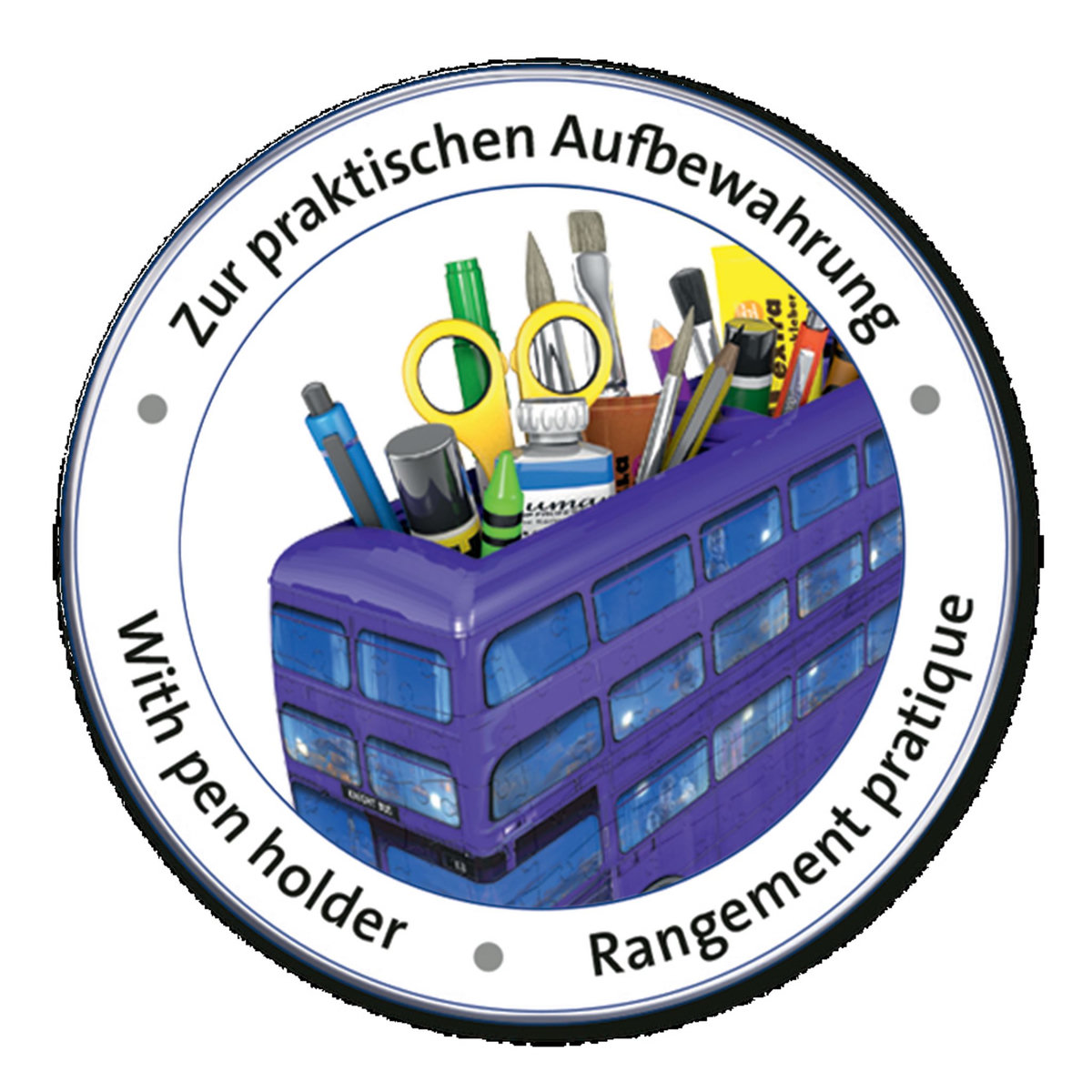 RAVENSBURGER Puzzle 3D 216 pièces Magicobus Harry Potter