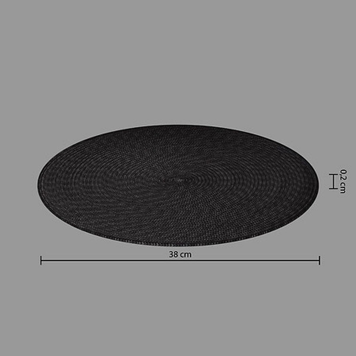 SECRET DE GOURMET Set de table Tressé Rond