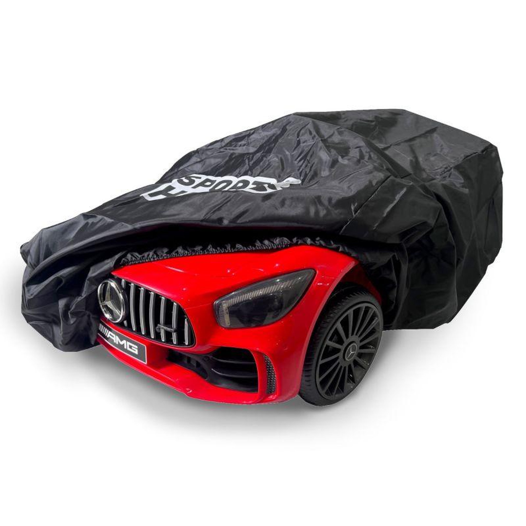 PLAY4FUN Bâche de protection pour voiture électrique L - 115 x 65 x 50 cm - Noir