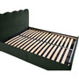 Voir la diapositive 3 : BEST MOBILIER Kahlo - lit coffre - 140x190 - en velours - sommier inclus