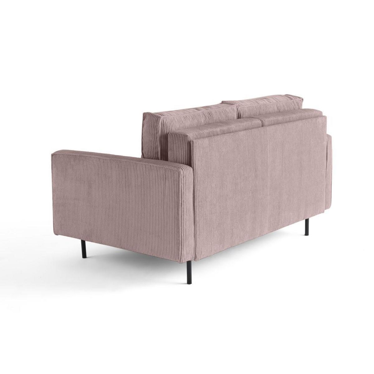 LISA DESIGN Charlie - canapé droit 2 places - en velours côtelé