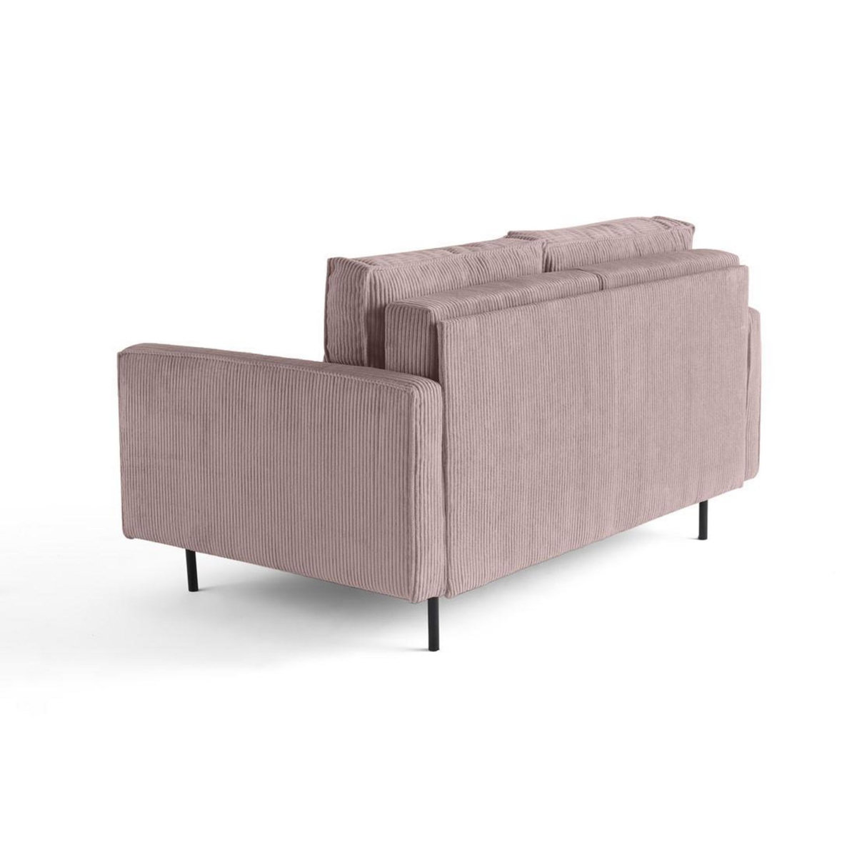 LISA DESIGN Charlie - canapé droit 2 places - en velours côtelé