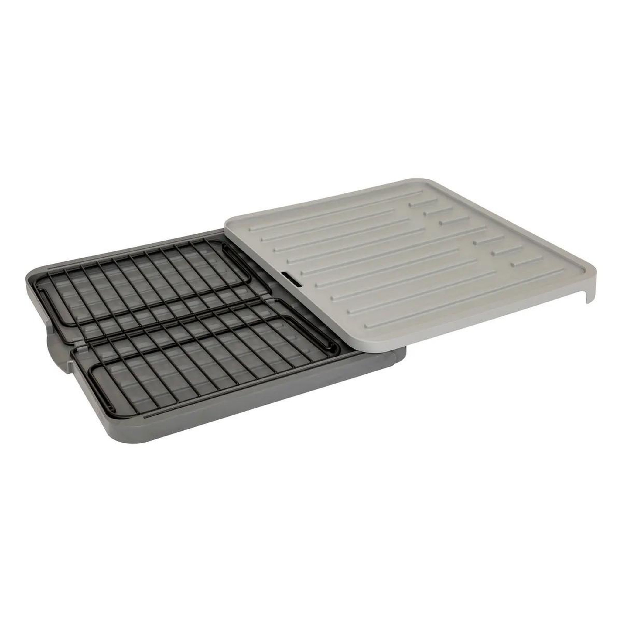Voir la diapositive 3 : FIVE Égouttoir extensible avec rack  néo 2  58cm gris