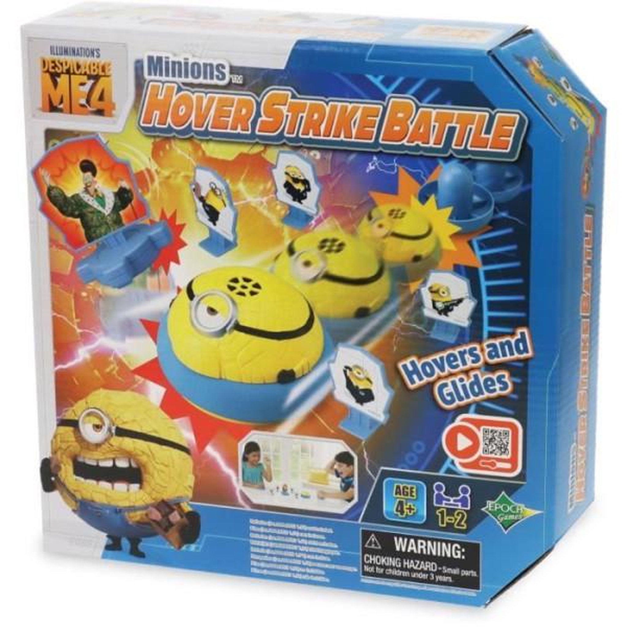 EPOCH Jeu de Table - EPOCH GAMES - Minions Hover Strike Battle - Renvoyer le Palet, Évite les Minions !