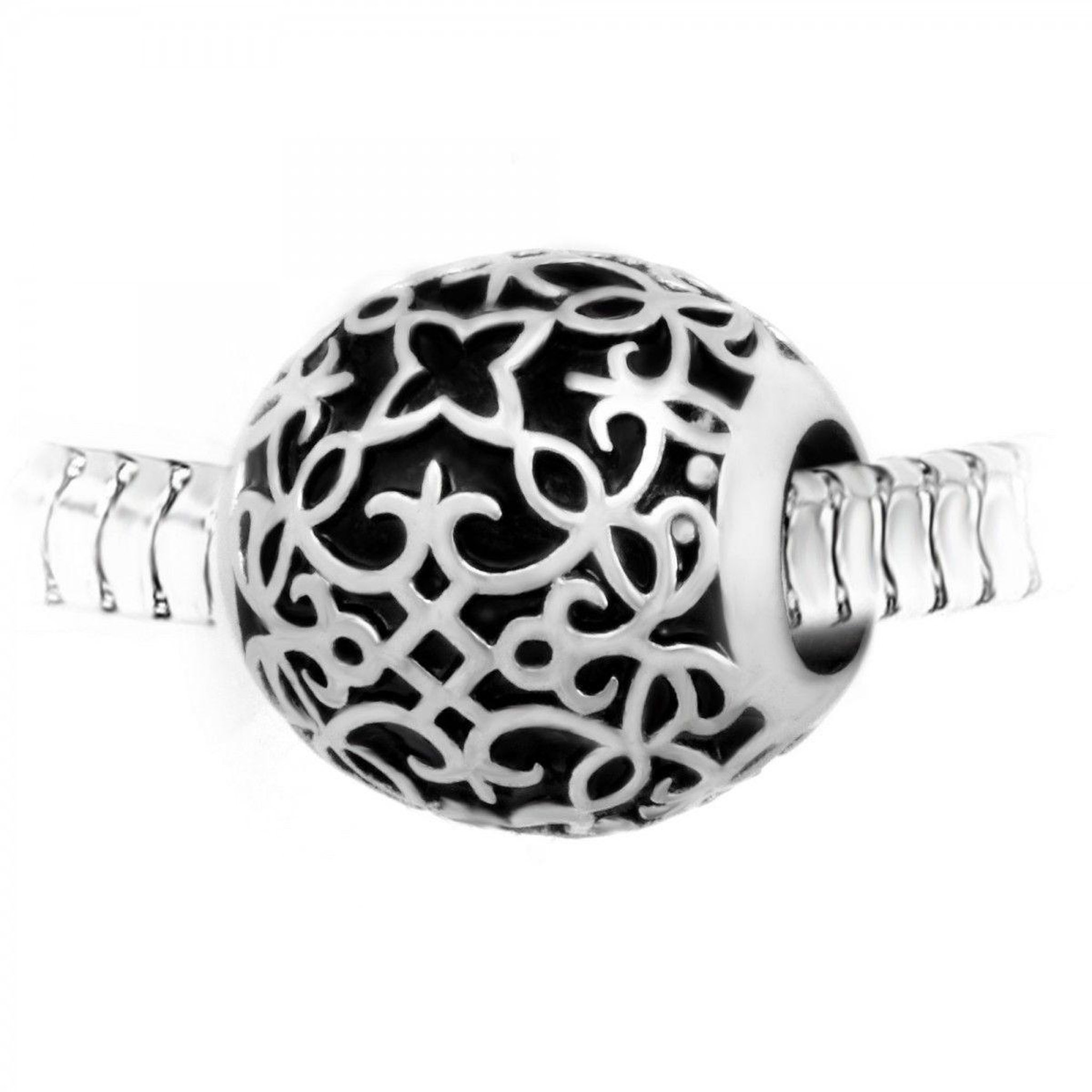Voir la diapositive 2 : SC CRYSTAL Charm perle ornemental acier par SC Crystal