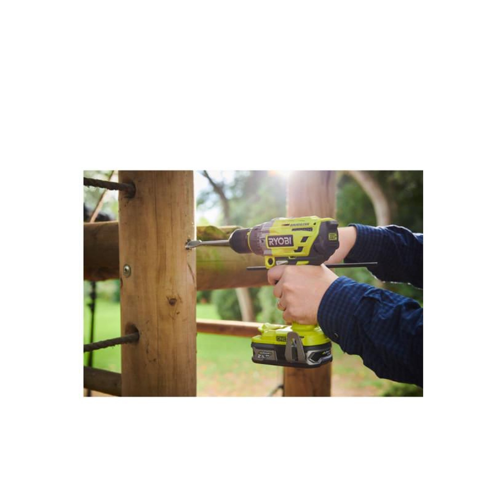Voir la diapositive 2 : Ryobi Pack RYOBI Perceuse-visseuse percussion R18PD7-252S Brushless - 2 batteries 5.0 - 2.0Ah - Chargeur